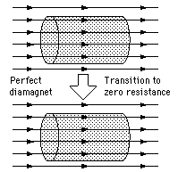 Superconductivity and Perfect Diamagnet Difference